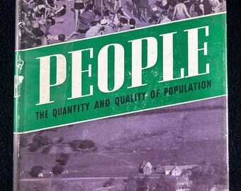 People 1939 Henry Pratt Fairchild 1st DJ Quantity Quality of Population Eugenics Population Theory Vintage Sociology Academic Collectible