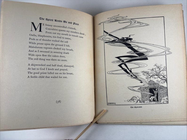 Die Jägerin vom Blackwater 1926 Sir Harold Boulton First Ed. Illustrierte Keltische Dämmerungsliteratur Seltene Schottische Mythologie Bild 9