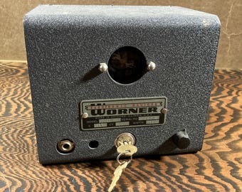 Worner Electronic Devices 5100R Chicago Electric Eye Security Gate Sensor Lens Vintage Photoelectric Relay Industrial Security Sensor