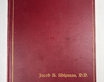 Sermons 1902 Jacob S. Shipman HC Episcopal Christ Church New York City First 1st Episcopal Sermons Antique Religious Book Theology