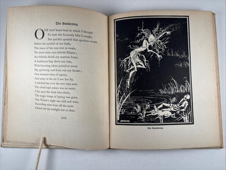 Die Jägerin vom Blackwater 1926 Sir Harold Boulton First Ed. Illustrierte Keltische Dämmerungsliteratur Seltene Schottische Mythologie Bild 6