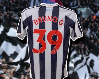 Bruno Guimaraes Signed Newcastle United #39 Castore Soccer Jersey Castore