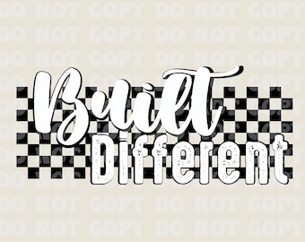 Built Different PNG Digital Design Download