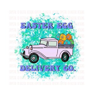 Easter Egg Delivery Co. PNG Digital Design Download