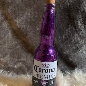 Glitter Lighted Corona Bottle