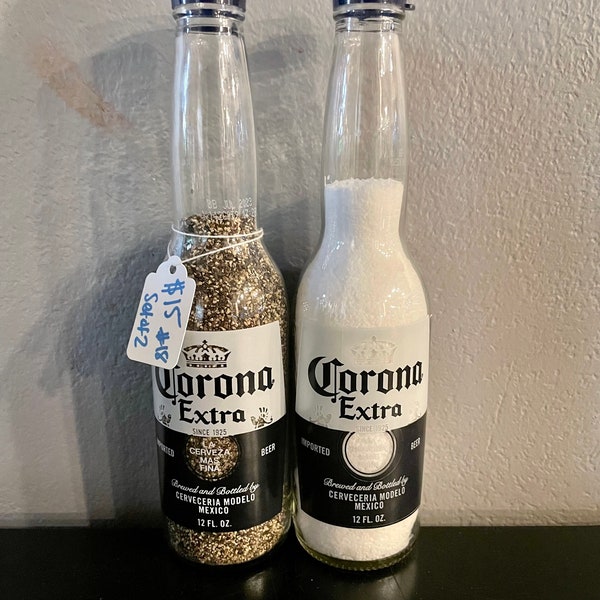 Corona Salt and Pepper Shakers