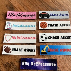 Personalized Name Stickers For School
