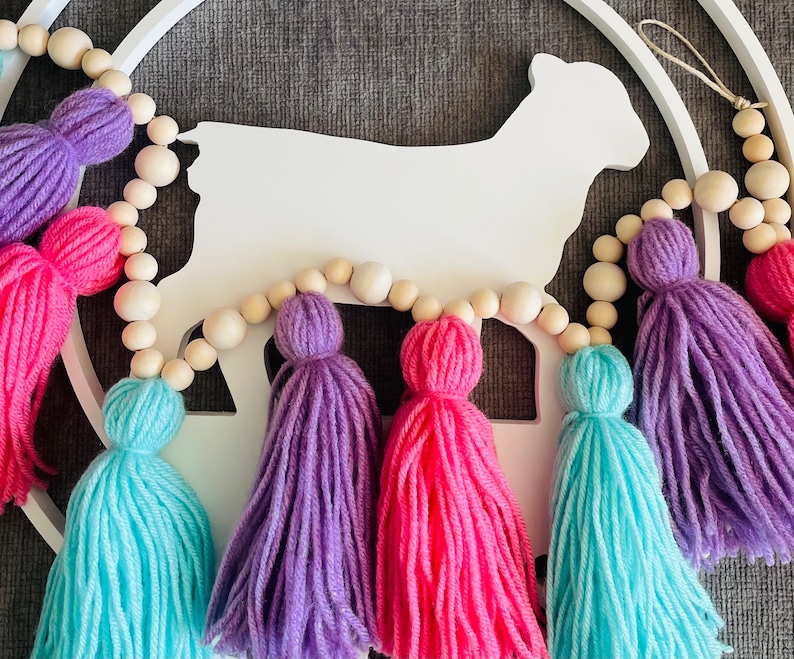 Mermaid Tassel Garland High Chair Garland Boho Decor Etsy
