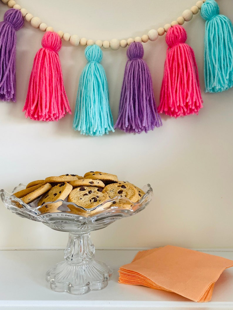 Mermaid Tassel Garland High Chair Garland Boho Decor Etsy