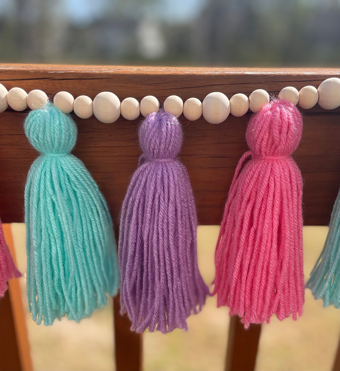 Mermaid Tassel Garland High Chair Garland Boho Decor Etsy