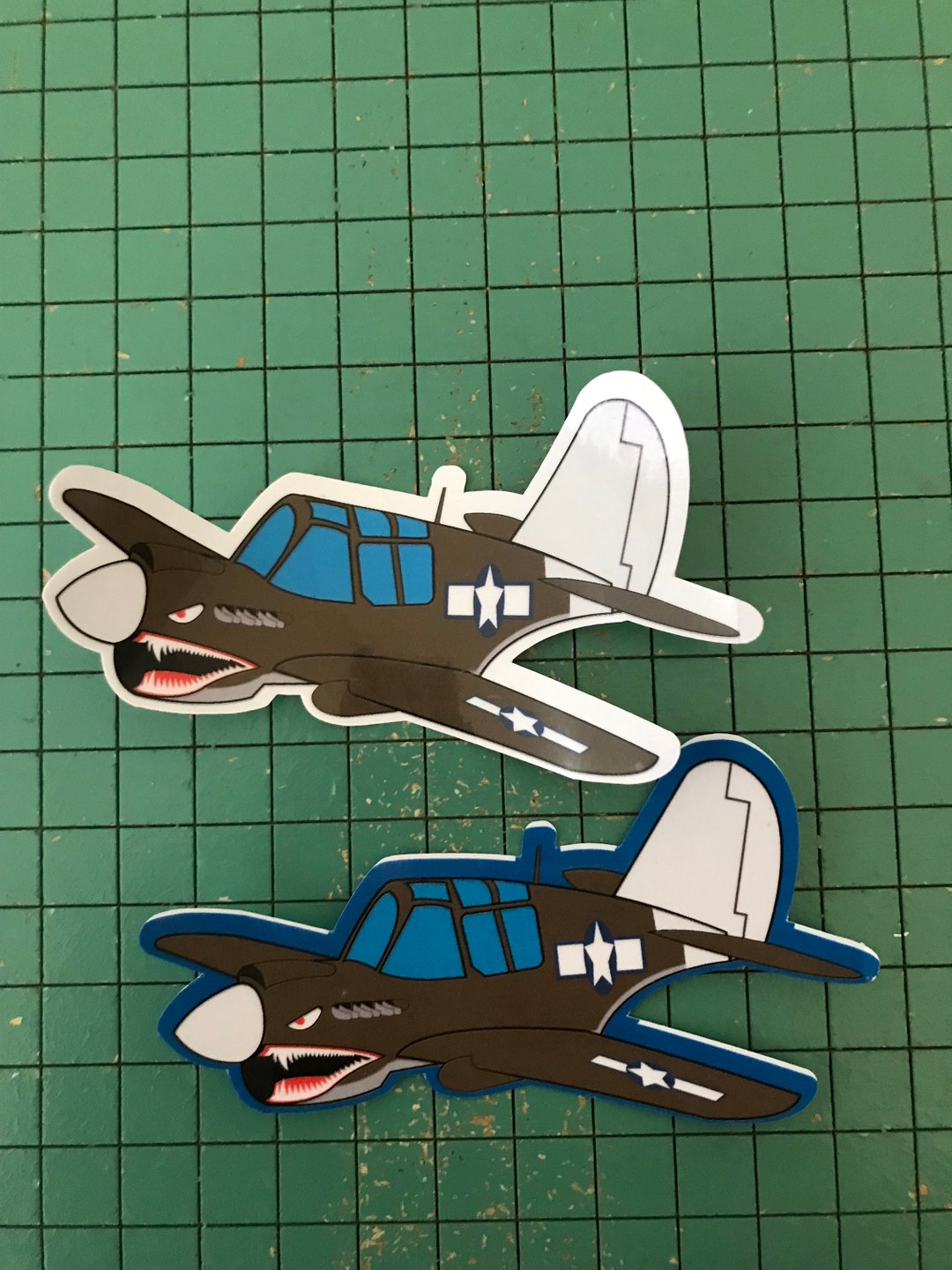 Airplane Stickers, P40 Warhawk Sticker Etsy