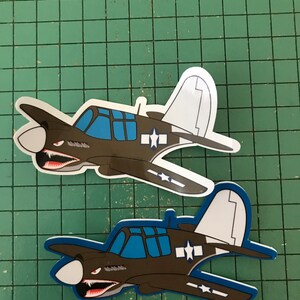 Airplane Stickers, P-40 Warhawk Sticker