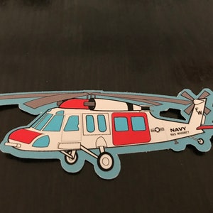 Airplane Stickers, MH-60 Knighthawk Sticker, Blackhawk Sticker