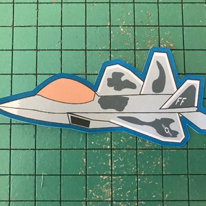 Airplane Stickers, F-22 Raptor Sticker
