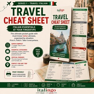 Serie 1. Italiano de viaje - Lección 10: Guía rápida para viajar por Italia