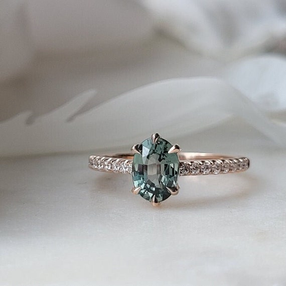 Natural Alexandrite Ring in 14K Solid Yellow Gold Alexandrite Engagement Ring Alexandrite Jewelry June Birthstone Ring Gift for Her Etsy UK