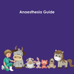 Veterinary Anaesthesia Guide, Vet Pocket Guide, Vet Nurse Guide, Veterinary Resource, Student Vet Anaesthetics Book, Vet Anaesthetics Guide