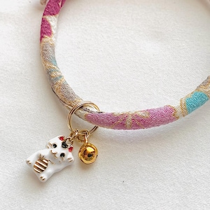 和風猫用首輪　wagara  Japanese cat collar   SAKURA  日本製