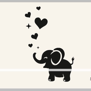 Baby Elefant svg, Baby-Dusche-Schnittdatei, Elefant, Elefant, Elefant, Elefant, Elefant, Clipart, Schablone, Aufkleber, Schablone, Schablone