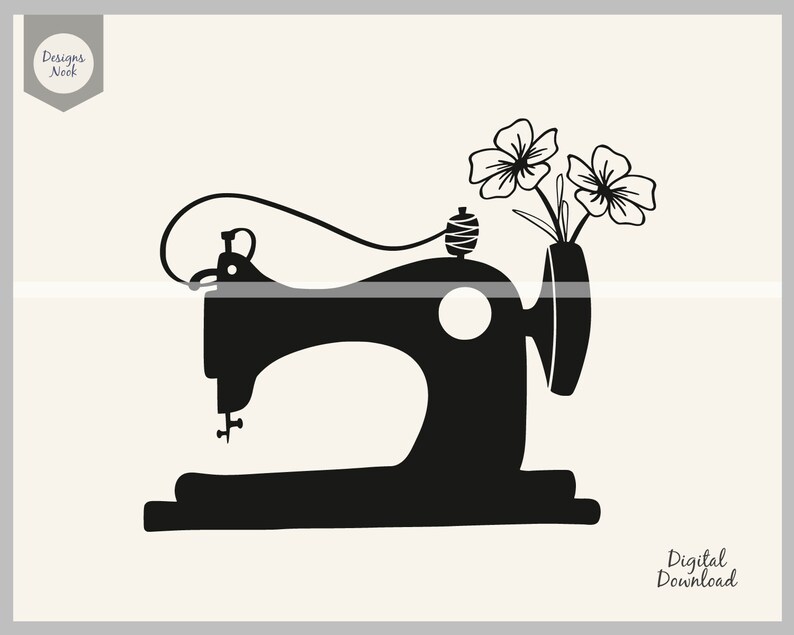 Sewing Machine Svg, Vintage Sewing Machine Svg, Sewing Machine