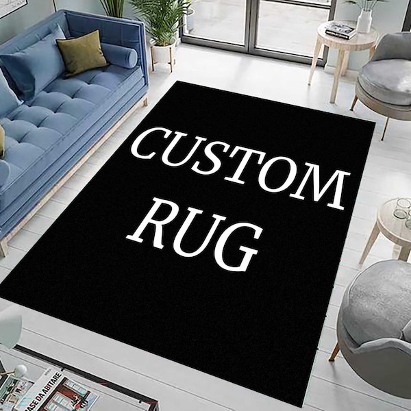 Custom Rug, Custom Image Rugs, Custom Rug with Your Logo, Custom Rug for Business, Personalized Carpet,Your Rug, Area Rug,Personalized Decor