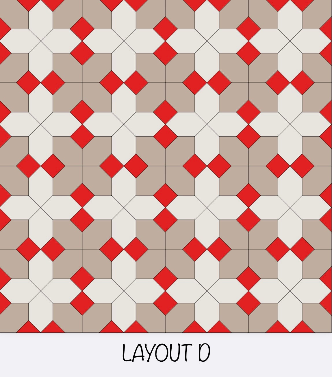 Lucy Boston EPP Template Sets Three Sizes in One SVG, US Letter &amp; A4 ...