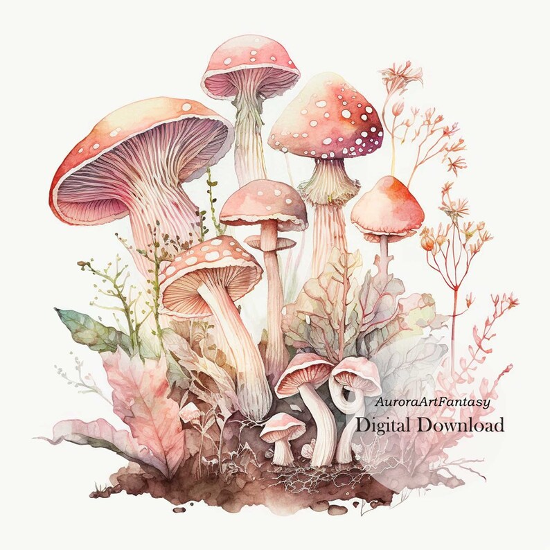 Mushrooms Art iPad Wallpapers Pixar iPad Background iPad Wallpaper