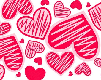 Paquete PNG digital de envolturas para vasos de San Valentín