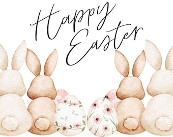 Paquete PNG digital de envoltura para vasos de Pascua