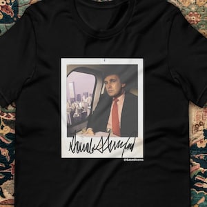Retro Donald Trump Signature Polaroid Photo T-Shirt