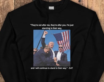 Trump 'Im Weg stehen 'Sweatshirt: MAGA Unisex Langarmshirt