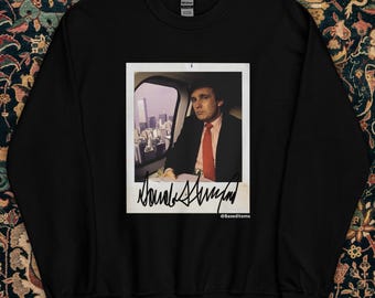 Retro Donald Trump Signature Polaroid Foto Sweatshirt - Geschenk der Republikaner