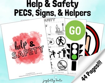 Hilfe & Sicherheit: PECS, Schilder und Helfer