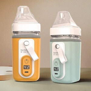 Baby Warmer Bag Insulation Cover Heating Bottle for Warm Water Baby Portable Infant Travel Accessories, usb Charging
