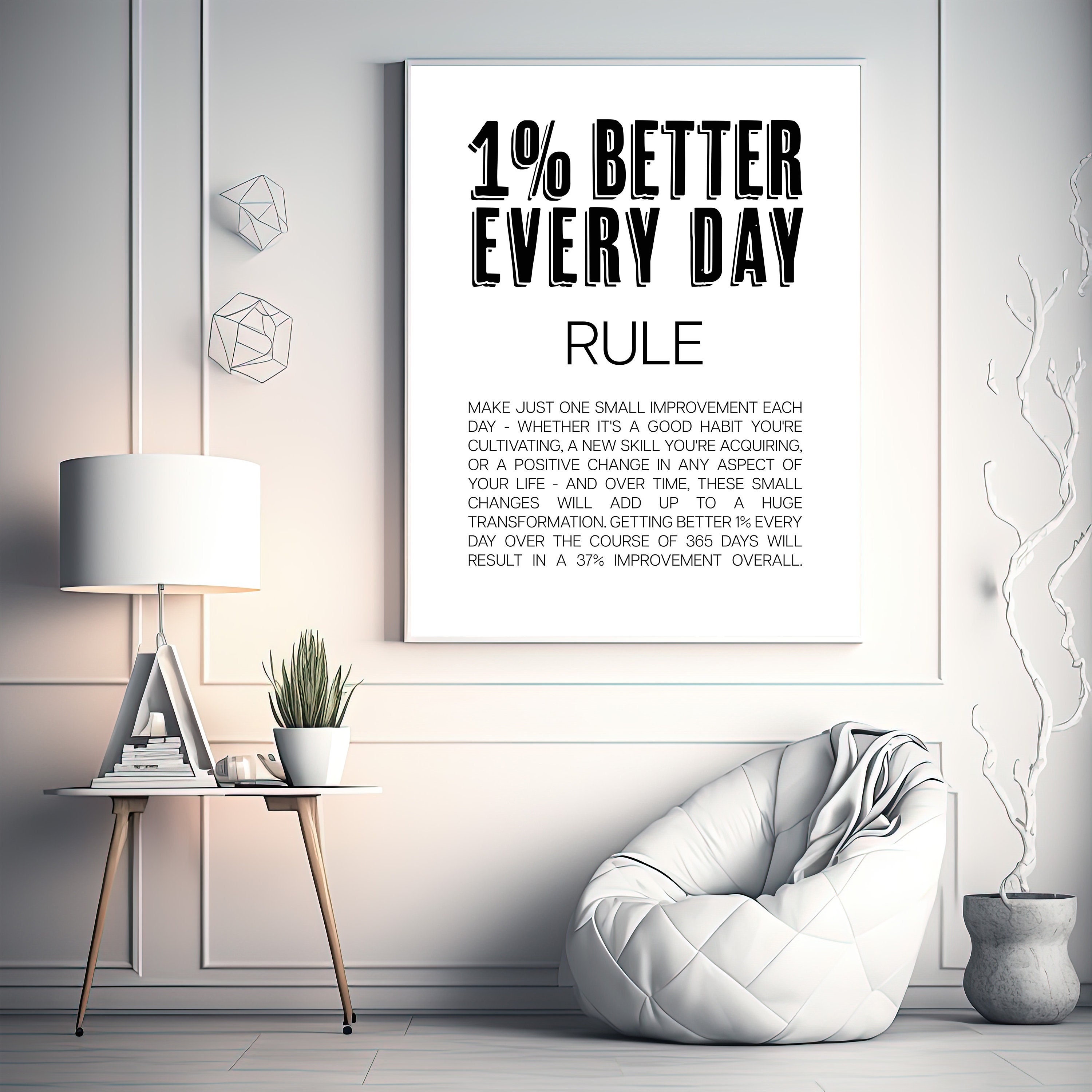 1% Better Every Day Rule, Wall Art Quote, Self-help Quote, Get Better in  Life, Digital Printables, Tips and Secrets for Self-improvement - Etsy