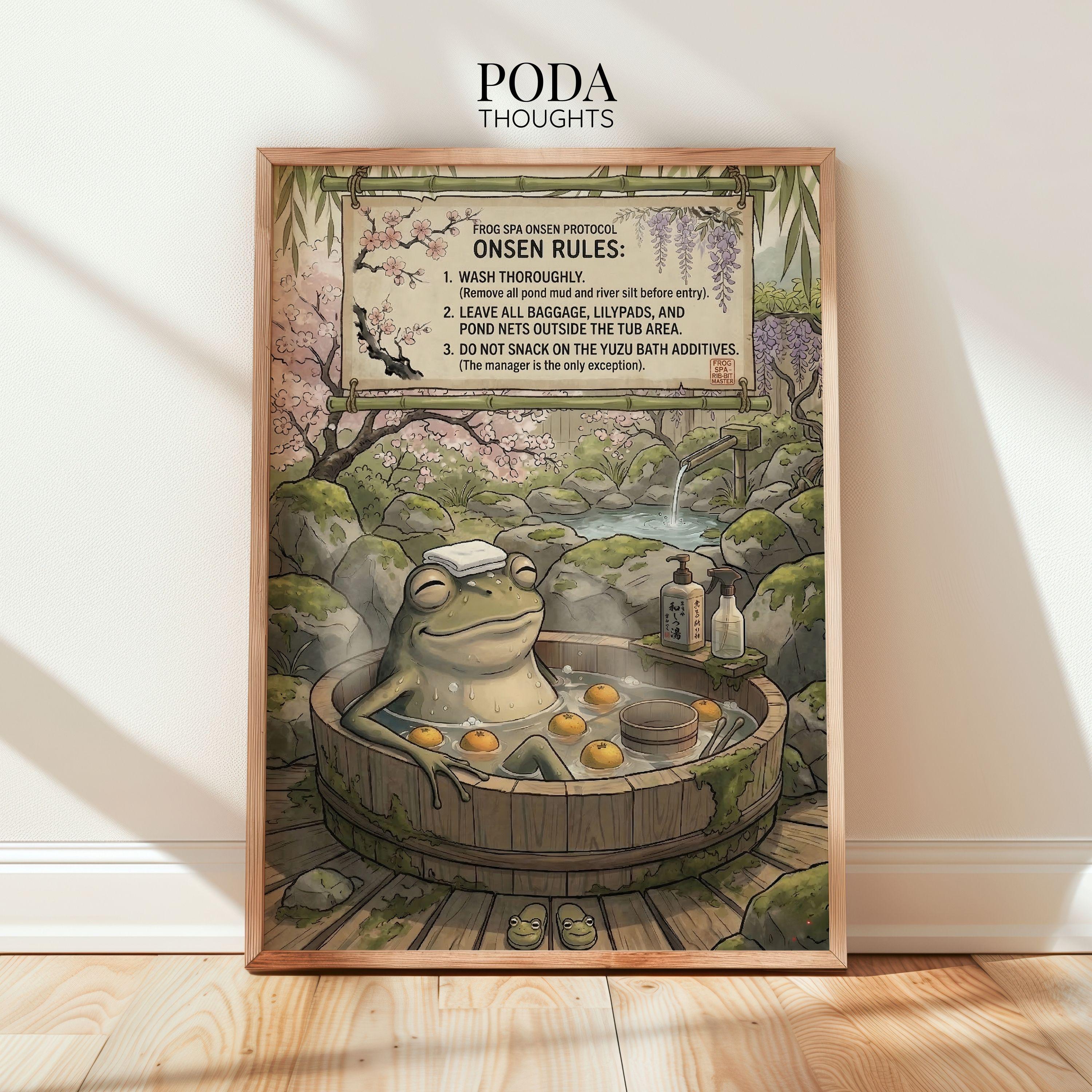 Onsen Frog - Etsy