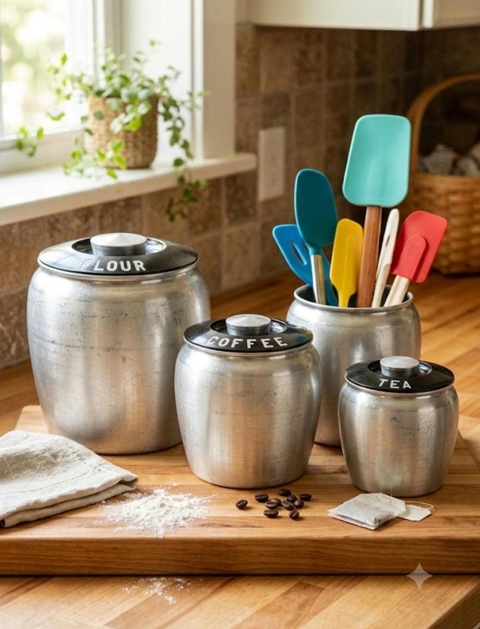 Kromex Canister Set - Etsy
