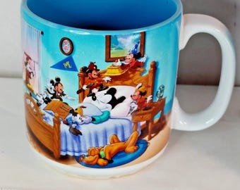 Vintage Disney Mug | Mickey Through the Years | Collectible 90s Cup
