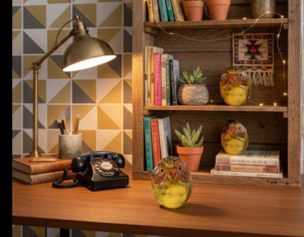 Vintage Alabaster Owl | Italy | MCM Decor