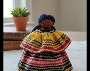 Vintage Seminole Doll | Patchwork | 6 Inch