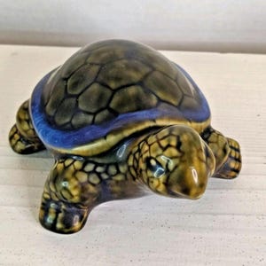 Vintage Turtle Figurine Japan - Etsy