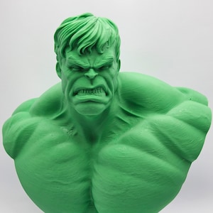 Incredible Hulk Bust 3D-Printed