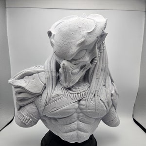 Predator Bust 3D-Printed