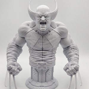 Wolverine Bust 3D-Printed