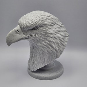 Eagle Bust 3D-Printed