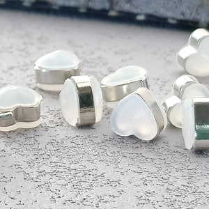 Heart Stoppers Ear Nuts|Earring Back Stoppers|Earring Component Findings|Clutch Earring Backs