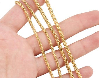 304 Stainless Steel Keel chain|18K vacuum plating Keel chain Necklace|Chain For Pendant|Chain for Jewelry Making