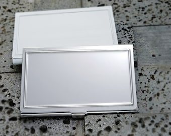 Stainless steel blank|Engravable business card holder case|business card holder blank,Epoxy Stickers