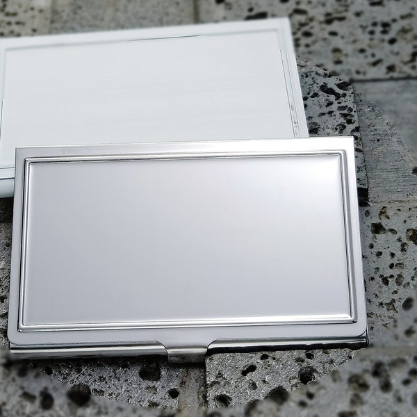 Stainless steel blank|Engravable business card holder case|business card holder blank,Epoxy Stickers