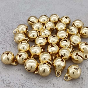 Bell Charms,304 Stainless Steel Christmas Bells for jewelry making, Jewelry Craft Supply ringing holiday bells craft supplies charms